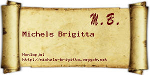 Michels Brigitta névjegykártya